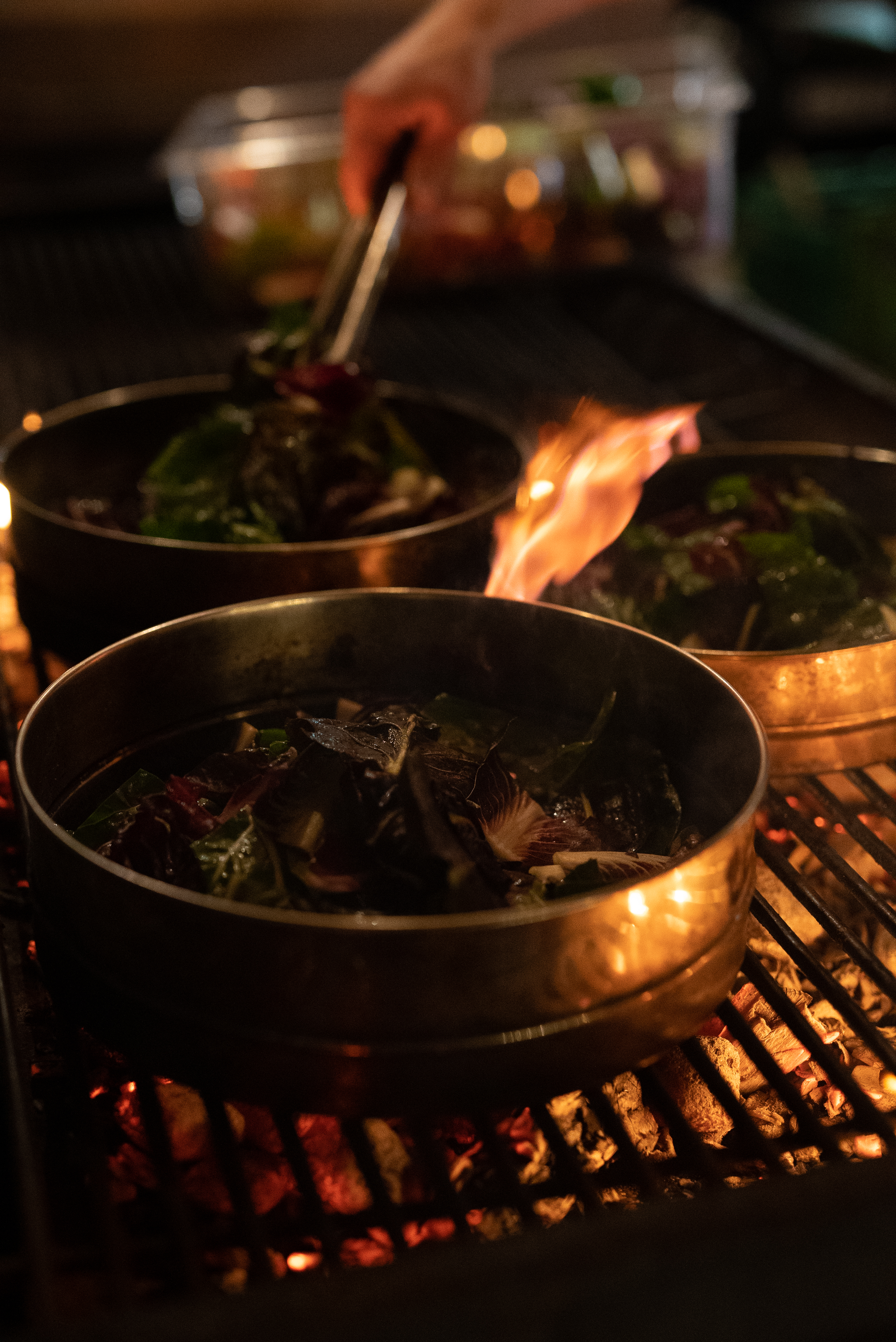 Christmas party grill