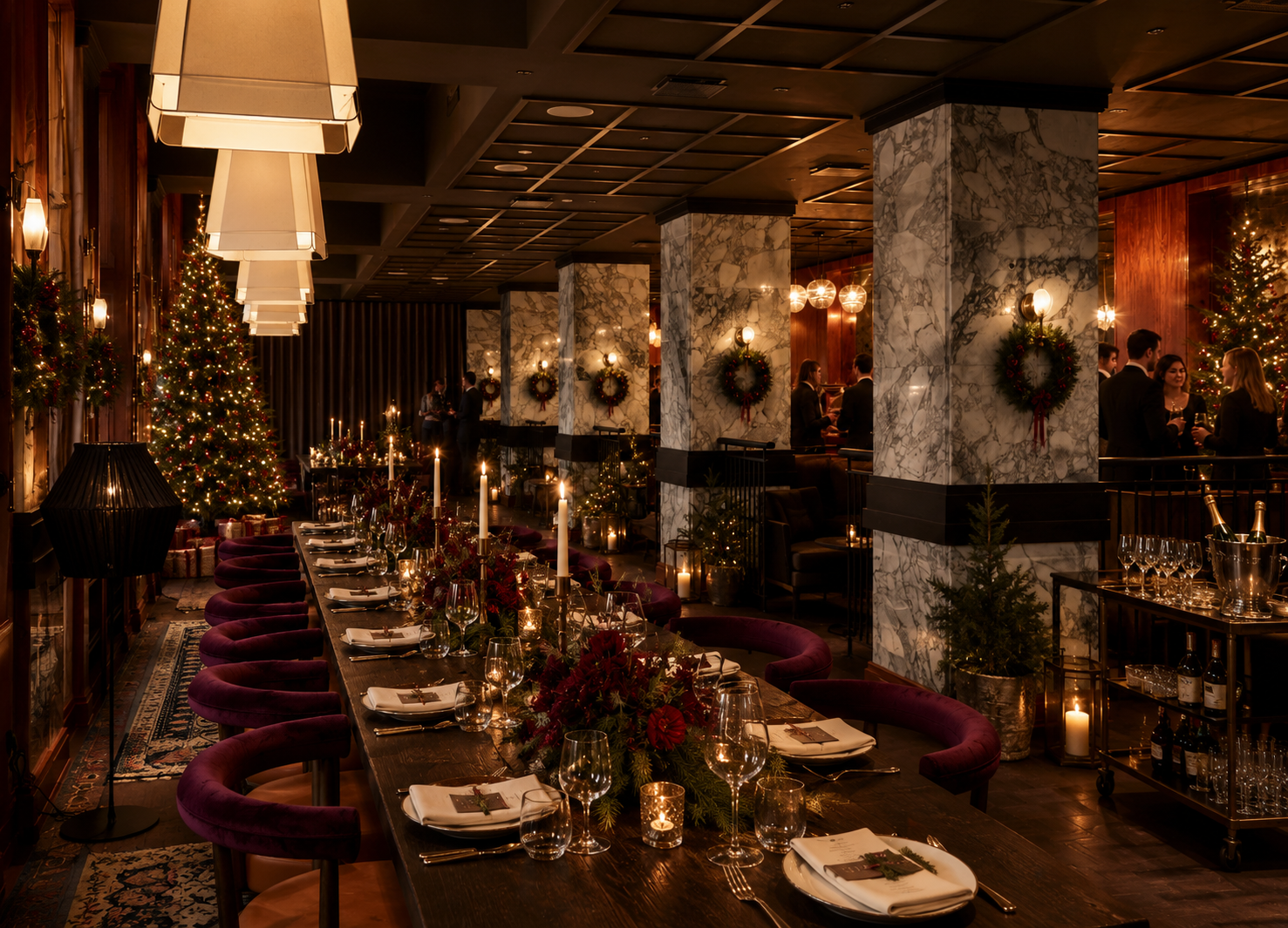 Christmas party celebration