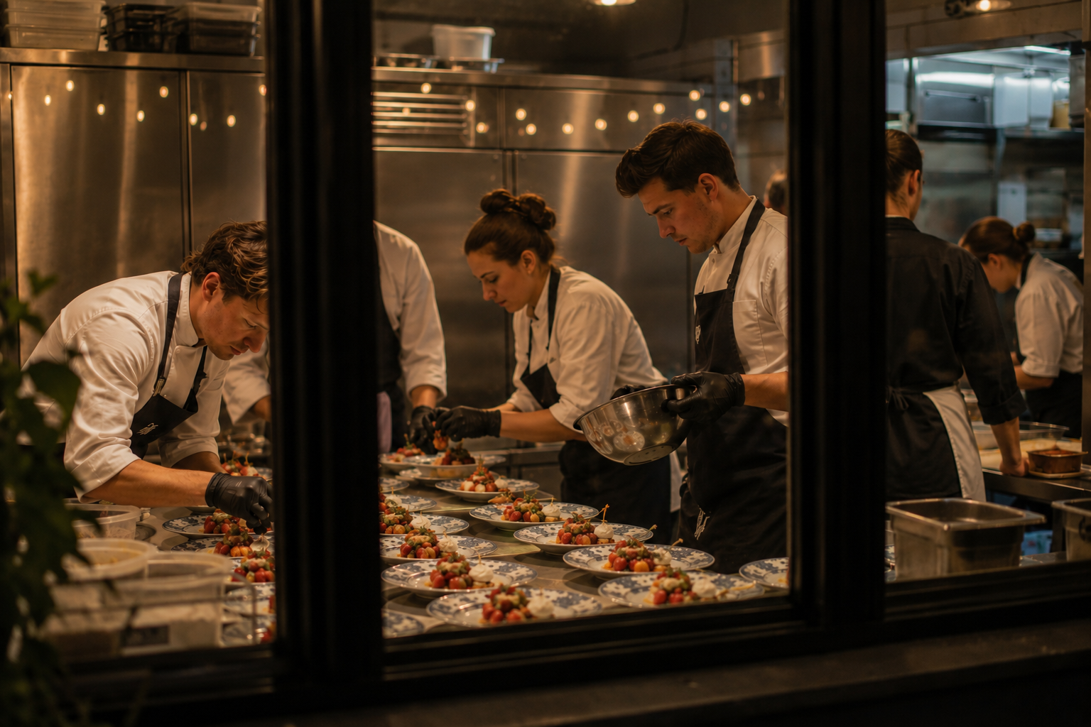 Wedding venue kitchen